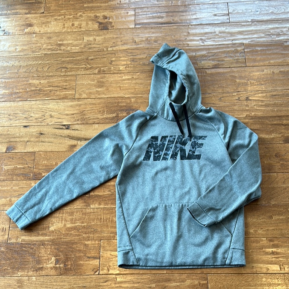 Nike Men's Heather Gray Hoodie